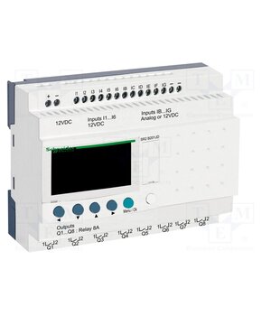 SR2B201JD Programmable relay; IN: 12; Analog in: 6; OUT: 8; Zelio Logic; IP20 LchtDlBPRovwCVlW5FwbUXEUuKhV0ed3HhUMHhlbw-E