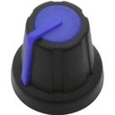 RANKENĖLĖ  ø16x16mm, ašis 6mm, mėlyna