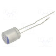 YL1V107M6L07MPC Capacitor: hybrid; THT; -55÷125°C; Body dim: Ø6.3x7.5mm; 100uF Q7wWbrtprbWEP3VR0ysSnC9FEWhJZz00X4TgDJOCXpY