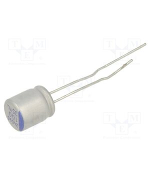 YL1V107M6L07MPC Capacitor: hybrid; THT; -55÷125°C; Body dim: Ø6.3x7.5mm; 100uF Q7wWbrtprbWEP3VR0ysSnC9FEWhJZz00X4TgDJOCXpY