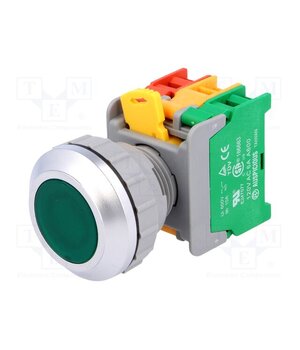 LXB30-1O/C G, W/O LAMP Switch: push-button; 30mm; Stabl.pos: 1; NC + NO; green; IP65; LXB30 pVAHO3UZAXzXIdH8zMaUnQIgm3-iwP6nTbc4DDguxTQ