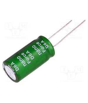 DRL106S0TI25RRASP Supercapacitor; THT; 10F; 2.7VDC; ±20%; Body dim: Ø12.5x25mm; EDLC zeaZSJpOr_X-mKymZjZr9fVt0RBNM7459fQ_K9FJukU