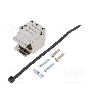 863093C09MLF Enclosure for connectors: D-Sub; D-Sub 9pin; Locking: screws oWTKXcKgVxL3vUCaPbvEv_bGy7RGfJtdON06_qK6ar8