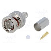 B1121A1-ND3G-3-75 Connector: BNC; plug; male; straight; 75Ω; crimped; for cable; POM S36lJ7rntLcjGQ5bbgHUxRWgyJJrmtA-fSTePinwEx8