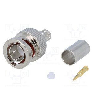 B1121A1-ND3G-3-75 Connector: BNC; plug; male; straight; 75Ω; crimped; for cable; POM S36lJ7rntLcjGQ5bbgHUxRWgyJJrmtA-fSTePinwEx8