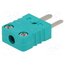 99-91450010-HK00 K-type miniature plug; PVC; max.200°C 567StsPnLcxkSvS3s8vWe8ijxBKvPOGbEIYg9KWs16w