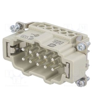 09330102601 Connector: HDC; contact insert; male; 16A; 500V; Han E®; PIN: 10 f4JUQi-3yeIDS_Xvpcp29HOGWkmyALrkqWW3-mz9iHQ