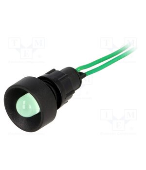 LG-D10-230AC Indicator: LED; recessed; green; 230VAC; Ø13mm; IP40; cables; 300mm YrukVRjj-izin6CNzoqhgRr7AoSxSEKVPEk3e52C-3A