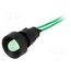 LG-D10-230AC Indicator: LED; recessed; green; 230VAC; Ø13mm; IP40; cables; 300mm YrukVRjj-izin6CNzoqhgRr7AoSxSEKVPEk3e52C-3A