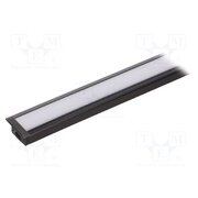 FIX-GLG2-B-1M-SET Profiles for LED modules; white; black; L: 1m; aluminium; recessed x0i3XpePUDxoGTyoySI46FRNvrCJUieO_-CWbsXxFzE