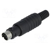 4850.1310 Connector: DIN mini; plug; male; PIN: 3; soldering; for cable hVUGKhjgkZfnZ91vImaiJWSydFMi0RXI5qCwvxQf2HY