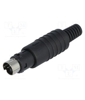 4850.1310 Connector: DIN mini; plug; male; PIN: 3; soldering; for cable hVUGKhjgkZfnZ91vImaiJWSydFMi0RXI5qCwvxQf2HY