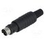 4850.1310 Connector: DIN mini; plug; male; PIN: 3; soldering; for cable hVUGKhjgkZfnZ91vImaiJWSydFMi0RXI5qCwvxQf2HY