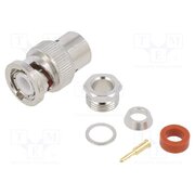 031-2-RFX Connector: BNC; plug; male; straight; 50Ω; soldering,clamp; POM HiSrhhWpIad-QWr5hsxAOj0AEnjF7WLJIDMpOyeTZCQ