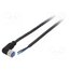 YG8U13-100UA1XLEAX Cable: for sensors/automation; M8; PIN: 3; angled; 10m; plug; 60VDC vUgvLG6gghilFwZVtegi5Pjo7c0ed46LtfszWWNs330