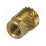 1386883 Threaded insert; brass; without coating; M4; BN 1052; L: 8.2mm 4LKUYWn9mKA_vwCs3mCd64jnOJRygC8XmIu8Gtoxx_U