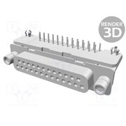 3-106507-2 Connector: D-Sub; PIN: 25; socket; female; angled 90°; THT; UNC 4-40 mzQSdXBKRr2AqLGtWgd_tLrVy-kZYIwp51mSFEQaQYc