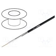 C525 Wire: coaxial; 1x19AWG; wire; Cu; PVC; black; 5mm RWdBzCZxERTCWANZNhrzhb25TtgVlbqMcZkzvrlfRNg