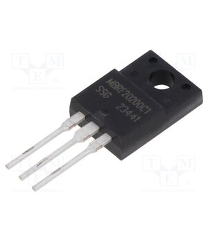 MBRF20200CT Diode: Schottky rectifying; THT; 200V; 20A; ITO220AB; Ufmax: 950mV Mu_Zi94JYxKhdyDP47zLer2tjAdtaq7FHynCx4EOC-k