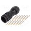 DD-18BMMA-QL8MP0 Connector: circular; plug; for cable; PIN: 18; male; with contacts XqeyH1SGSSRj1yBY4_u-mmfclTen3SEpNpF_-op_W90