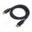 74745 Cable; DisplayPort plug,both sides; PVC; DisplayPort 2.0; Len: 3m gnLkVYgngatc0ZYsYTh_r08ygSKWwBE0zjnyHnNcjqE