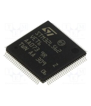 STM32L562VET6 IC: STM32 ARM microcontroller; 110MHz; LQFP100; 1.71÷3.6VDC BqG51qq0fXlF4PvftIykXhydVwJCSaZnxeKBcYRiQYI