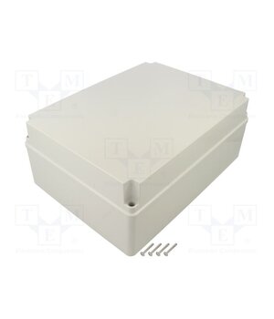 686.209 Enclosure: multipurpose; X: 228mm; Y: 308mm; Z: 128mm; SCABOX; grey Mg6DIvTrGOVBrWF3PgppQsHzR5YNiPeQHJmoVNjwBeY