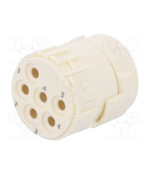 09151063101 Connector: M23; contact insert; PIN: 6; female; crimped; M23 Signal 7OFF50gmPykB-75qS17FzIhZCpl1GybLHQbSBmtKUrg