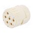 09151063101 Connector: M23; contact insert; PIN: 6; female; crimped; M23 Signal 7OFF50gmPykB-75qS17FzIhZCpl1GybLHQbSBmtKUrg
