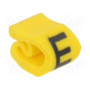 515-02054 Markers; Marking: E; 2÷5mm; PVC; yellow; -65÷105°C; leaded; HGDC2-5 Nx4hE7p5h59SNkzbS5vBdP7NU97OSXVR851YyKTu700