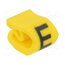 515-02054 Markers; Marking: E; 2÷5mm; PVC; yellow; -65÷105°C; leaded; HGDC2-5 Nx4hE7p5h59SNkzbS5vBdP7NU97OSXVR851YyKTu700