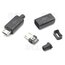KIŠTUKAS  micro USB B (DIY 4in1), kabeliui, juodas CKI830GJ.jpg