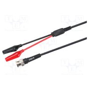 UT-L02 Test lead; 2A; BNC plug,aligator clip x2; Len: 1m; black,red KhoD97sS5FF3SmWDVPJApK75GnoOt3rvxha3niz8fMI
