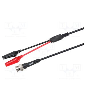 UT-L02 Test lead; 2A; BNC plug,aligator clip x2; Len: 1m; black,red KhoD97sS5FF3SmWDVPJApK75GnoOt3rvxha3niz8fMI