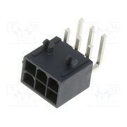 172448-0006 Connector: wire-board; socket; male; PIN: 6; Mini-Fit Jr; 9A; THT 2sT_i9uNZx7EibE6Hd4jNAtWrUq57gP_xYvlzOWNt0I