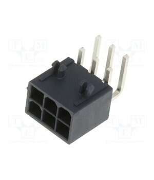 172448-0006 Connector: wire-board; socket; male; PIN: 6; Mini-Fit Jr; 9A; THT 2sT_i9uNZx7EibE6Hd4jNAtWrUq57gP_xYvlzOWNt0I