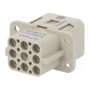 09120083101 Connector: HDC; contact insert; female; 16A; 500V; Han Q; PIN: 9 3vPfmf1QO98zml712MG28oxeu1jGwiVNXHgRJmlt-Ko