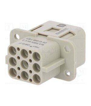 09120083101 Connector: HDC; contact insert; female; 16A; 500V; Han Q; PIN: 9 3vPfmf1QO98zml712MG28oxeu1jGwiVNXHgRJmlt-Ko