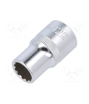 T4690M 12 Socket; 12-angles,socket spanner; 12mm; 1/2"; Plating: chromium -Mf2QkD9LOqM355ZQsTE0z1YgdzkjLpb9NzLQDITNK8