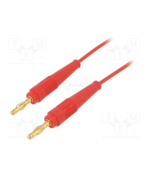 64.1025-15022 Test lead; 60VDC; 30VAC; 19A; banana plug 4mm,both sides; red NEZyVVkdF3cFcwJuTubDrhUr5HhGbkwF9LH4fxJD9RI