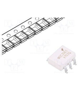 MOC3063SR2VM Optotriac; 5.3kV; Uout: 600V; zero voltage crossing driver; Ch: 1 Piyz3o6GZiEOxoj_gAqMbW6Og0fNyhSFYi0t3veIF6o