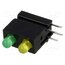 1801.8731 LED; in housing; 3mm; No.of diodes: 2; green/yellow; 20mA p1k20fPin2AqkY76H5OyTkuzs0ICKkT-EC_WV1AFBeI