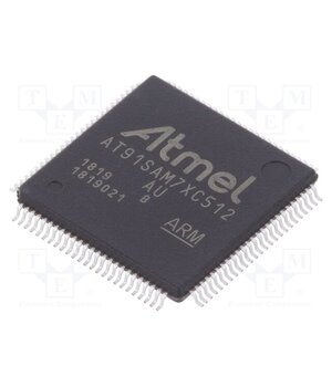 AT91SAM7XC512B-AU IC: ARM7TDMI microcontroller; LQFP100; 3÷3.6VDC; AT91; in-tray Kr96gZkiZeMyxr32qAmKc8f2vcw9fbsmBDXgTO2LfYU
