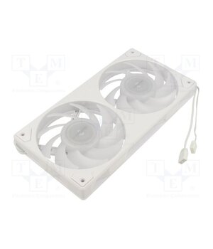 AK-FN112-WH Fan: DC; axial; 12VDC; 240x125x25mm; 37.5dBA; ball; 900÷2000rpm v8yQkk_1gY39X0Ovo3aFgCw54Sp5WK6Ec0wl0AP84pQ