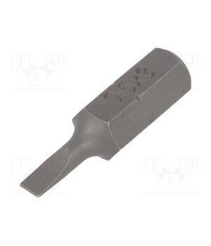 861LP/0.5X3.0 Screwdriver bit; slot; 3x0.5mm; 1/4"; Overall len: 25mm H2Kry5clLulH9ZlWRkwKMZDs4vrEHbENLVOMKX7vEJA