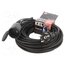W-97016 Extension lead; 3G1mm2; 20m; rubber; black; Sockets no: 1; 10A KqCZMCY_HJDW9x0MFKjY6bcN5mXIgubL6nZOptF2UyI