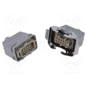 C14610E0109211 Connector: HDC; male + female; 19A; 500V; PIN: 10; 10+PE; size E10 LKOLCaAmrrj_Ltb01tkHZv_k_PFFMI7B7xYeqFdLeHE