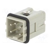 HA-004-MS Connector: HDC; contact insert; male; HDC; PIN: 5; 10A; 400V; 4+PE 9BabK3WHuSytcm34UZYmGfo2mhCTqeMyxcc-tcFFoDQ