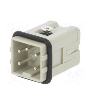 HA-004-MS Connector: HDC; contact insert; male; HDC; PIN: 5; 10A; 400V; 4+PE 9BabK3WHuSytcm34UZYmGfo2mhCTqeMyxcc-tcFFoDQ
