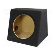 C1230 BLACK Car loudspeaker enclosure; MDF; black; 300mm; Grooving: 322mm w3DORJ2LLUsWp0uQ3SQWRoeDiIEkr3n6W_8pdgv4Ntk